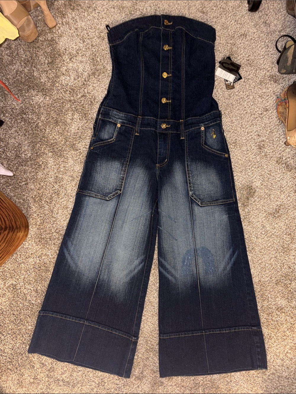 Babyphat denim jumpsuit